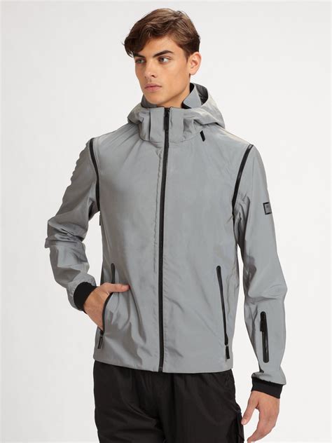 nylon hoodie mens